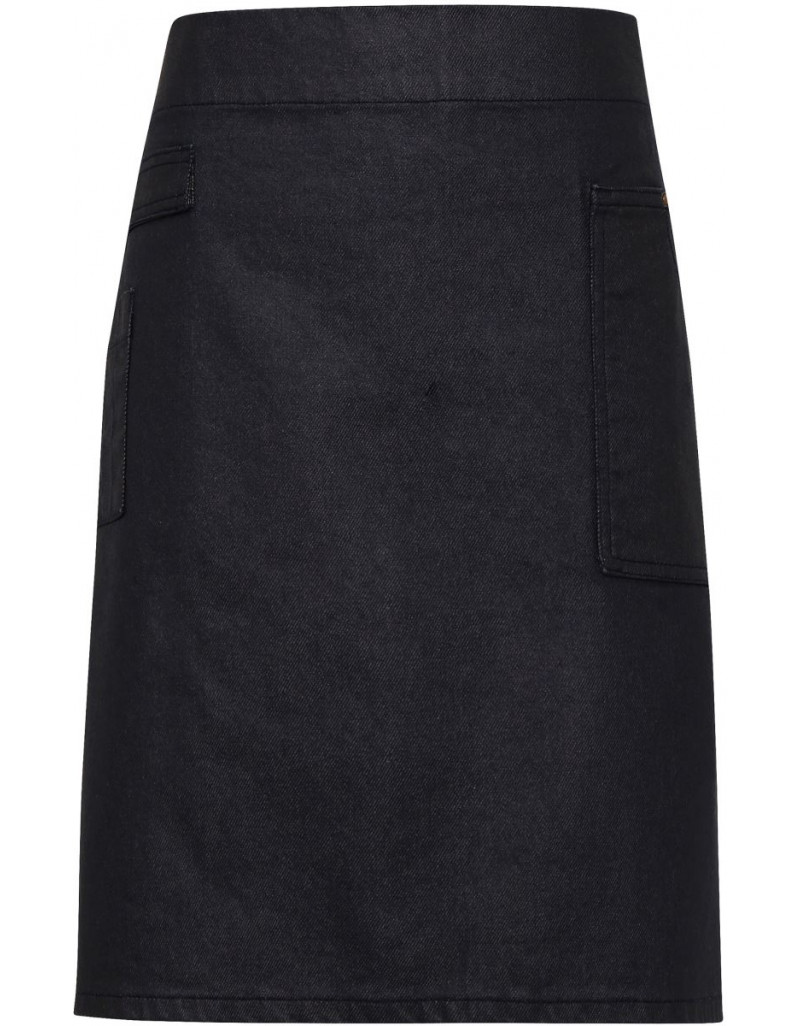 Șorț scurt cu bretele din denim „Divizie”