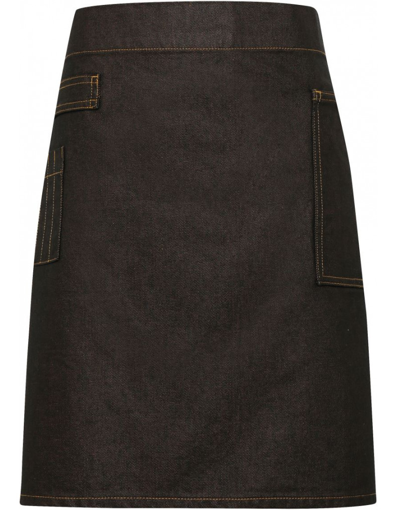 Șorț scurt cu bretele din denim „Divizie”