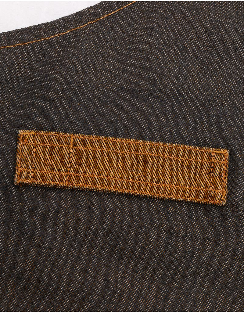 Șorț cu pieptar din denim „Divizie”