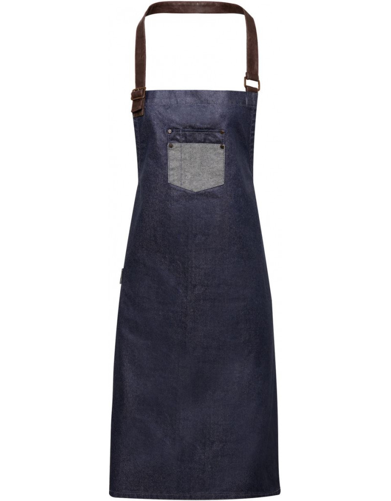 Șorț cu pieptar din denim „Divizie”