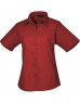 PR 302 Bluză din poplin cu mânecă scurtă PR 302 Bluză din poplin cu mânecă scurtă