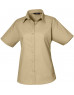 PR 302 Bluză din poplin cu mânecă scurtă PR 302 Bluză din poplin cu mânecă scurtă