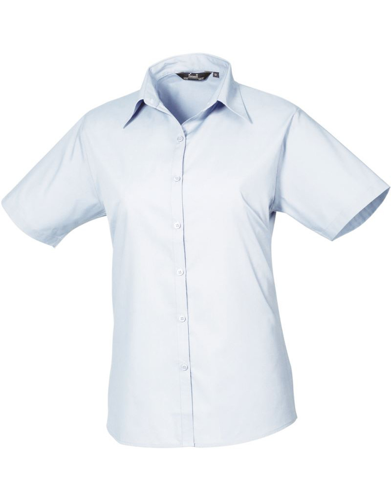 PR 302 Bluză din poplin cu mânecă scurtă