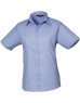 PR 302 Bluză din poplin cu mânecă scurtă PR 302 Bluză din poplin cu mânecă scurtă