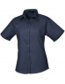 PR 302 Bluză din poplin cu mânecă scurtă PR 302 Bluză din poplin cu mânecă scurtă