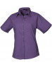 PR 302 Bluză din poplin cu mânecă scurtă PR 302 Bluză din poplin cu mânecă scurtă