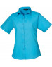 PR 302 Bluză din poplin cu mânecă scurtă PR 302 Bluză din poplin cu mânecă scurtă