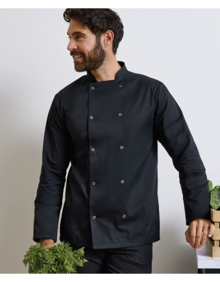 Jachetă de bucătar cu mânecă lungă