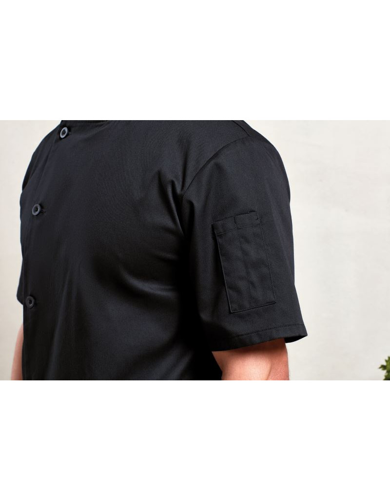 Jachetă de bucătar cu mânecă scurtă