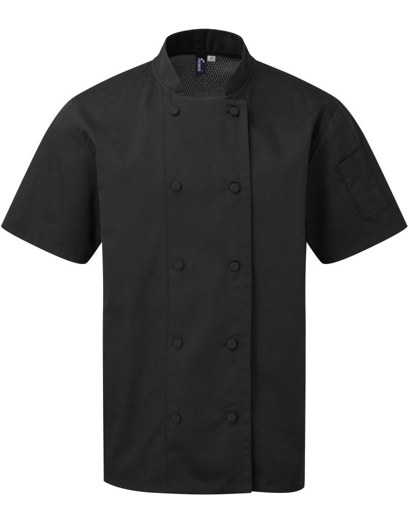 Jachetă de bucătar cu mânecă scurtă „Coolchecker®”