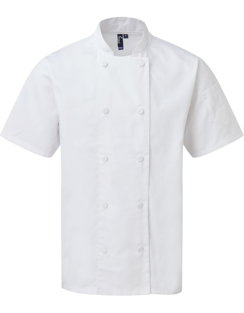 Jachetă de bucătar cu mânecă scurtă „Coolchecker®”