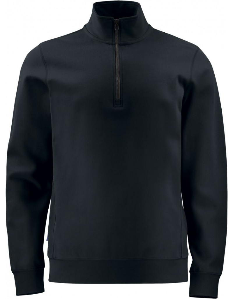 2128 Bluză 1/2 Zip Pulover de lucru Heavy Doubleface cu fermoar 1/4