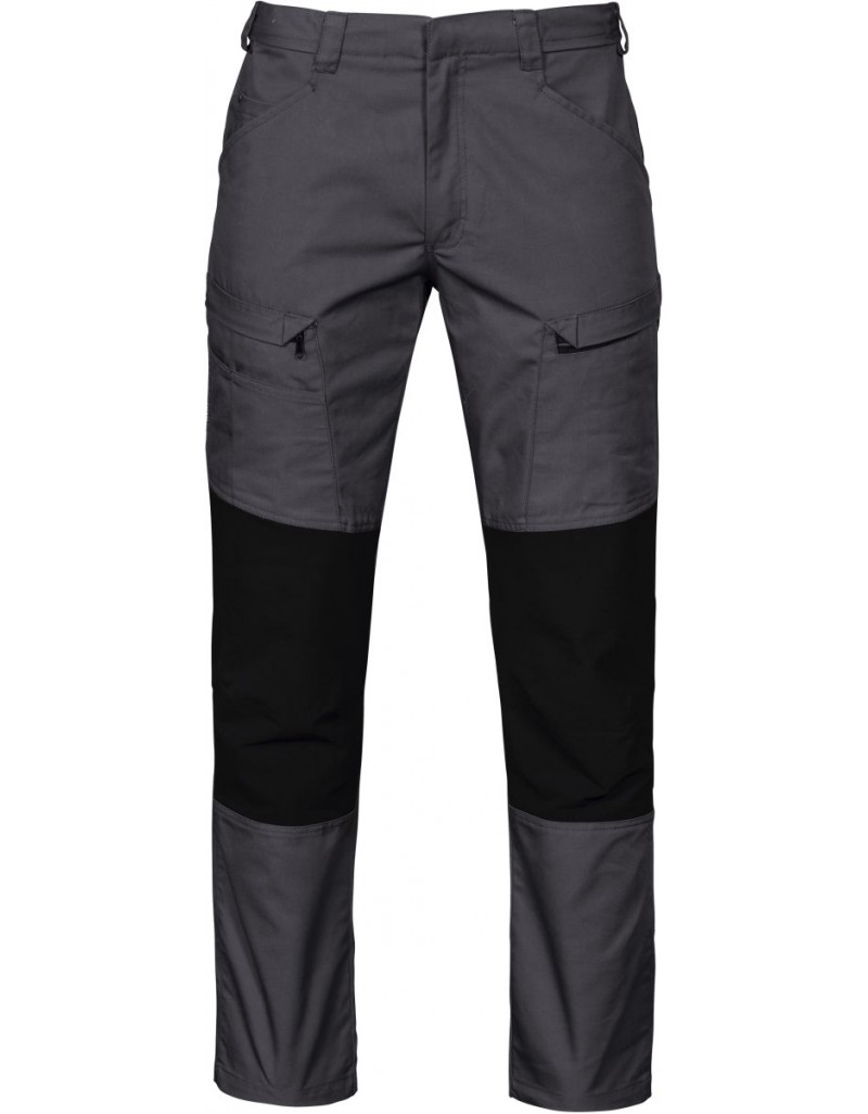 Pantaloni elastici 2520 (mărimi 44-60) Pantaloni de lucru elastici pentru bărbați, cu elemente în culori contrastante