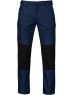 Pantaloni elastici 2520 (mărimi 44-60) Pantaloni de lucru elastici pentru bărbați, cu elemente în culori contrastante
