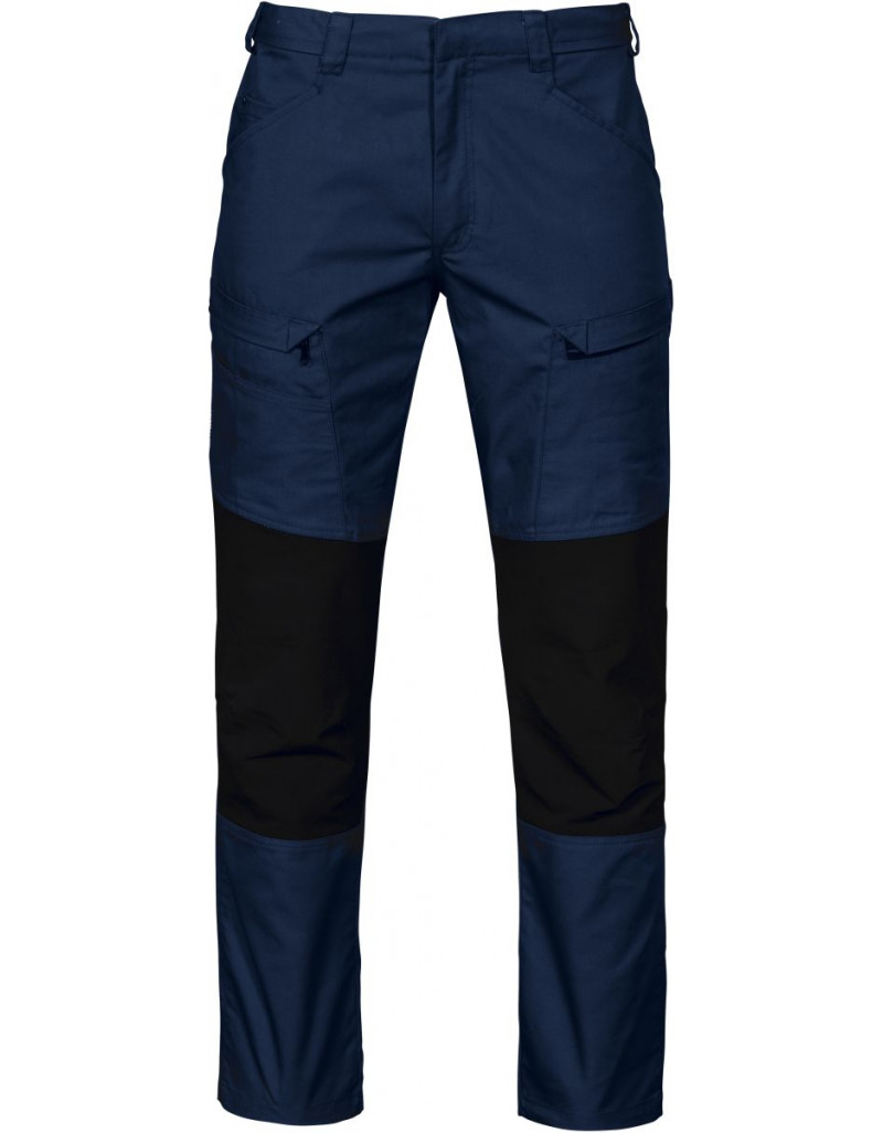 Pantaloni elastici 2520 (mărimi 44-60) Pantaloni de lucru elastici pentru bărbați, cu elemente în culori contrastante