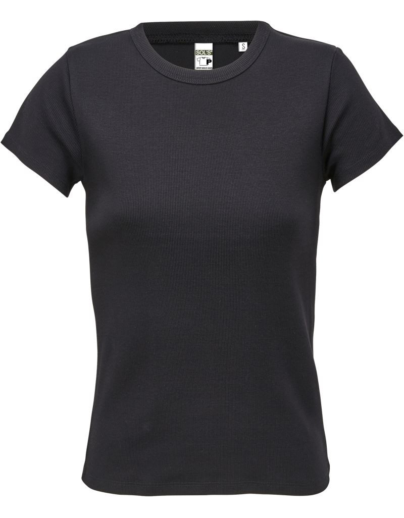 Tricou cu nervuri pentru femei