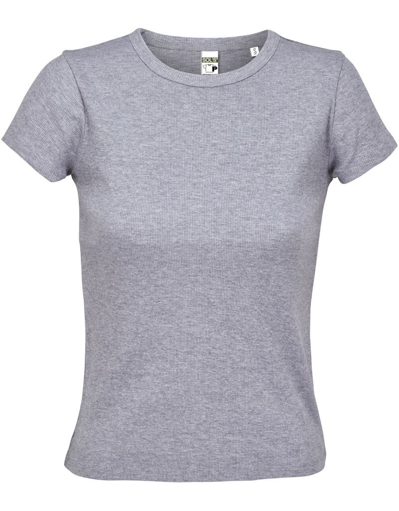 Tricou cu nervuri pentru femei