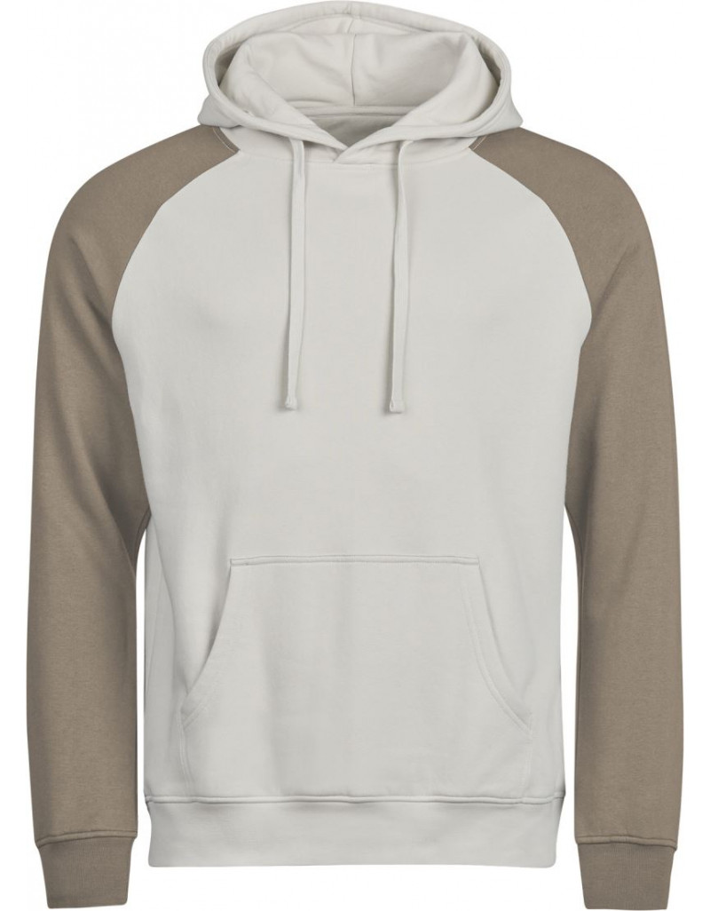 Pulover cu glugă bicolor „Fără etichetă”