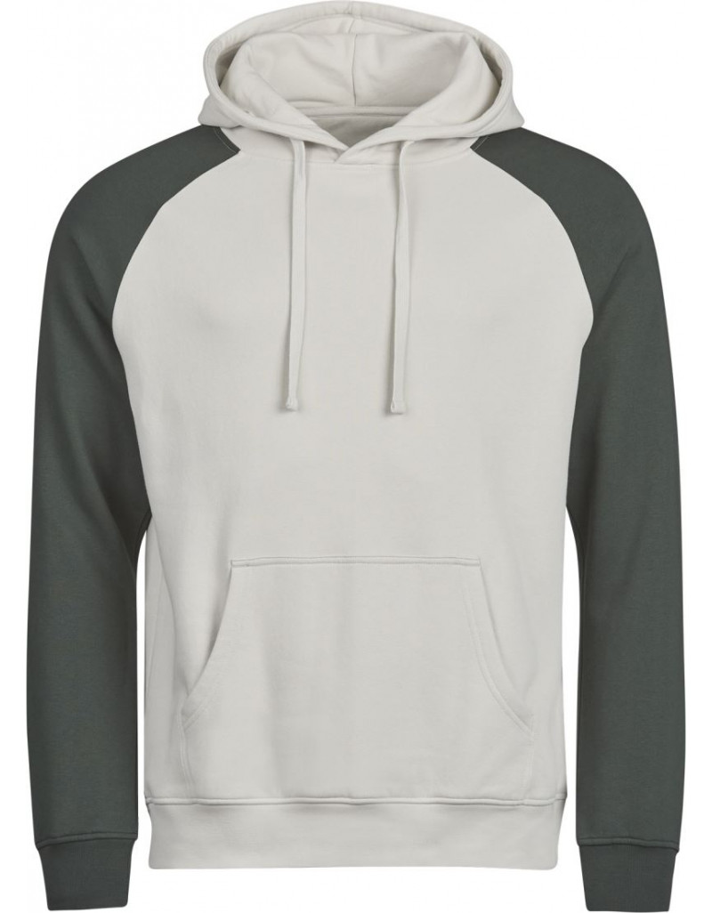 Pulover cu glugă bicolor „Fără etichetă”