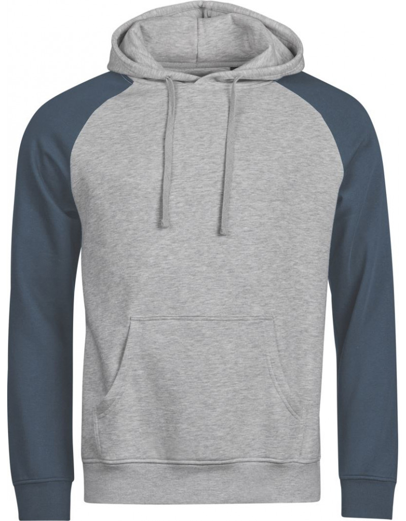 Pulover cu glugă bicolor „Fără etichetă”