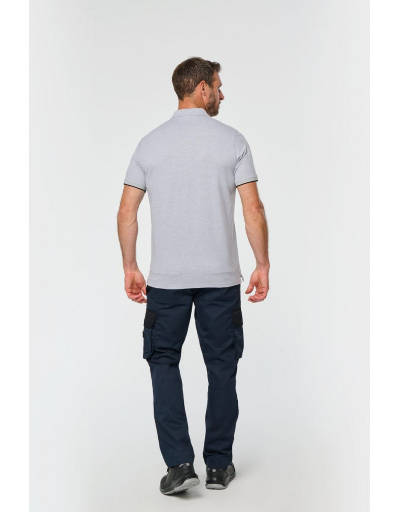 WK 270 Tricou polo de lucru pentru bărbați din material piqué „Day-to-Day”