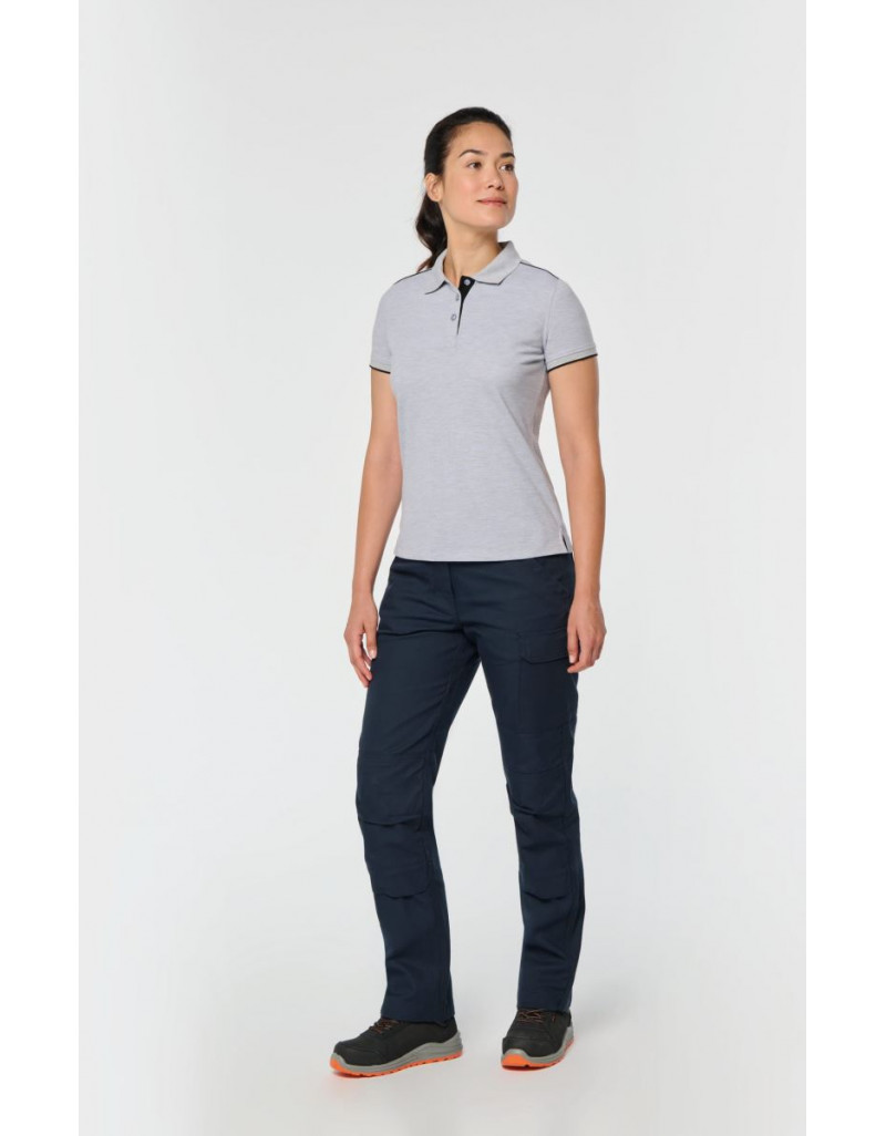 WK 271 Tricou polo de damă din piqué „Day-to-Day” (îmbrăcăminte de lucru)