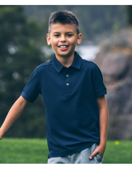 Tricou funcțional Virtue Polo Solid Junior pentru copii