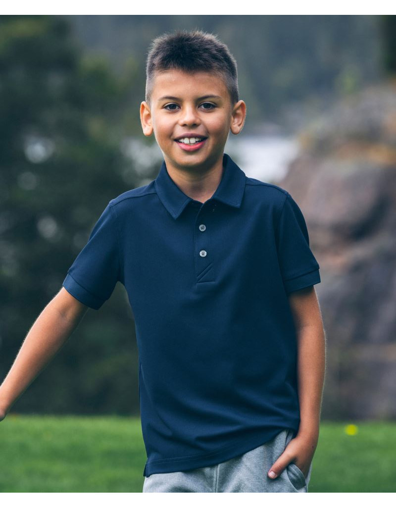 Tricou funcțional Virtue Polo Solid Junior pentru copii