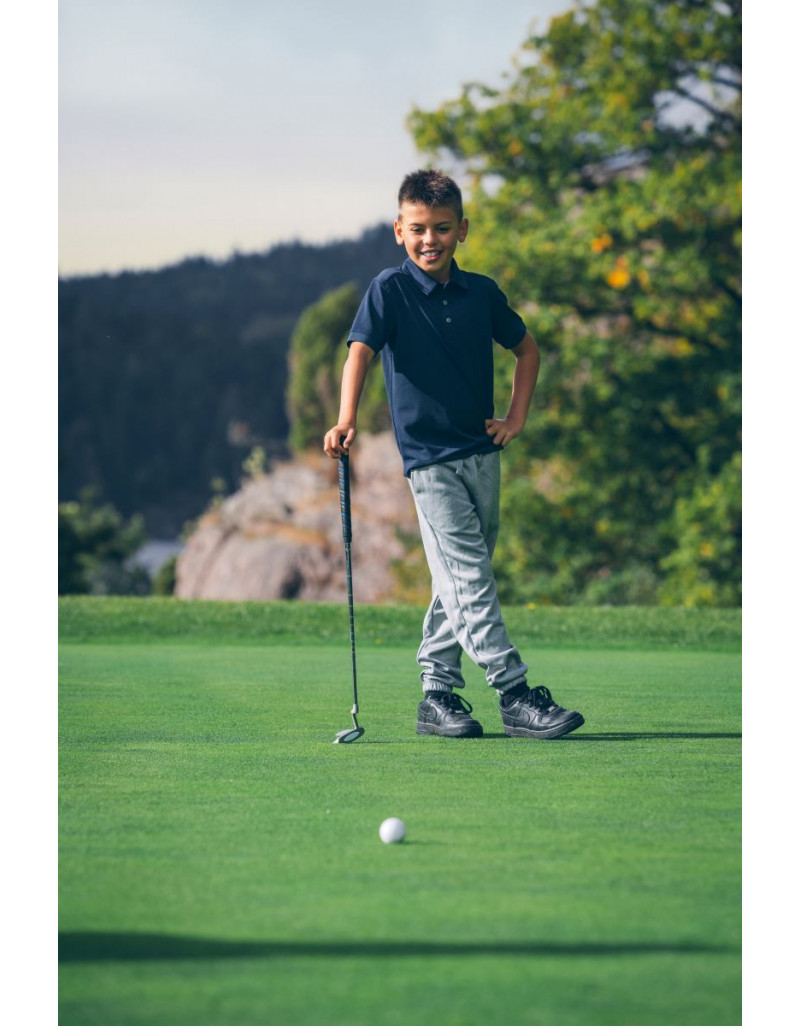 Tricou funcțional Virtue Polo Solid Junior pentru copii