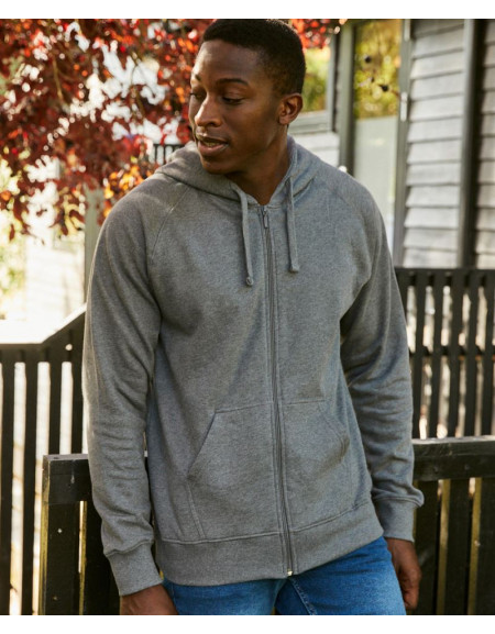 Jachetă de trening organică cu glugă pentru bărbați