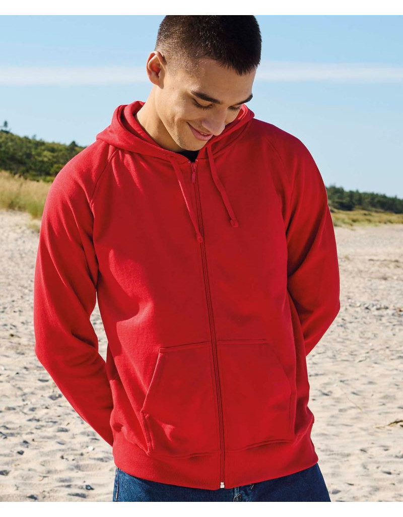 Jachetă de trening organică cu glugă pentru bărbați