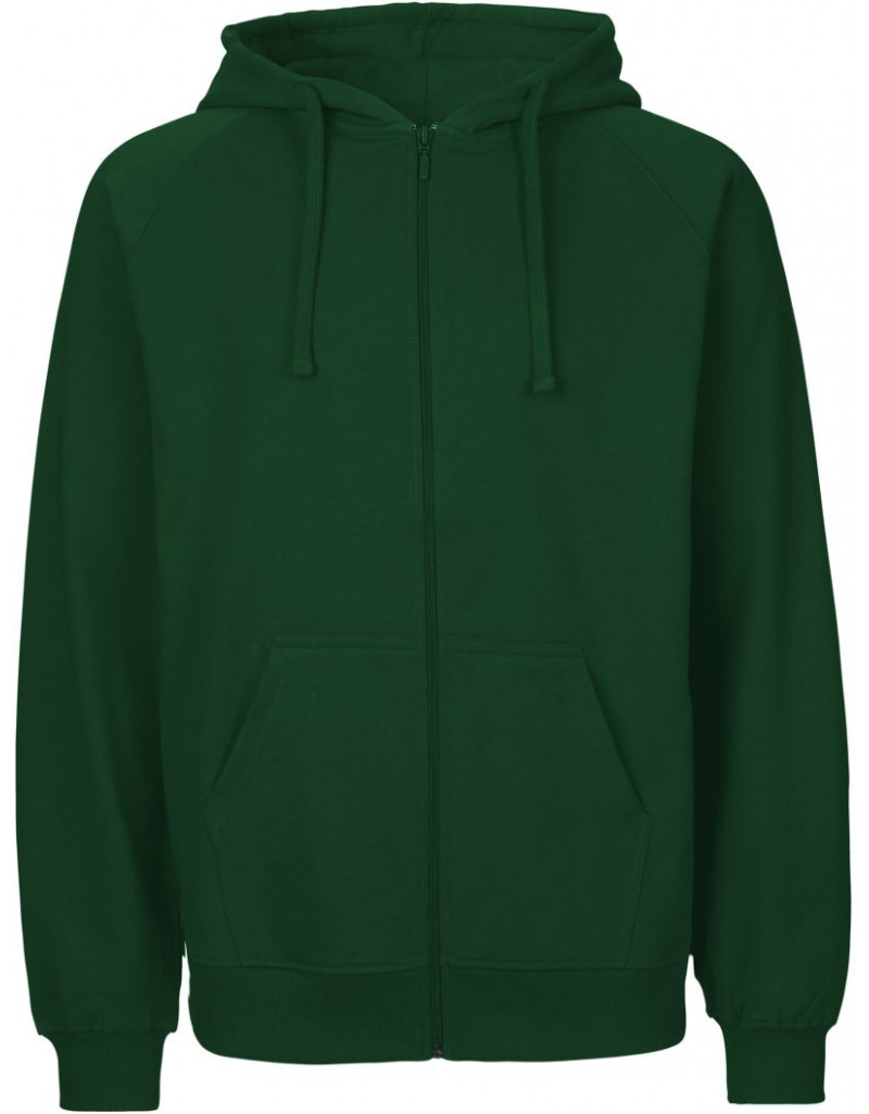 Jachetă de trening organică cu glugă pentru bărbați