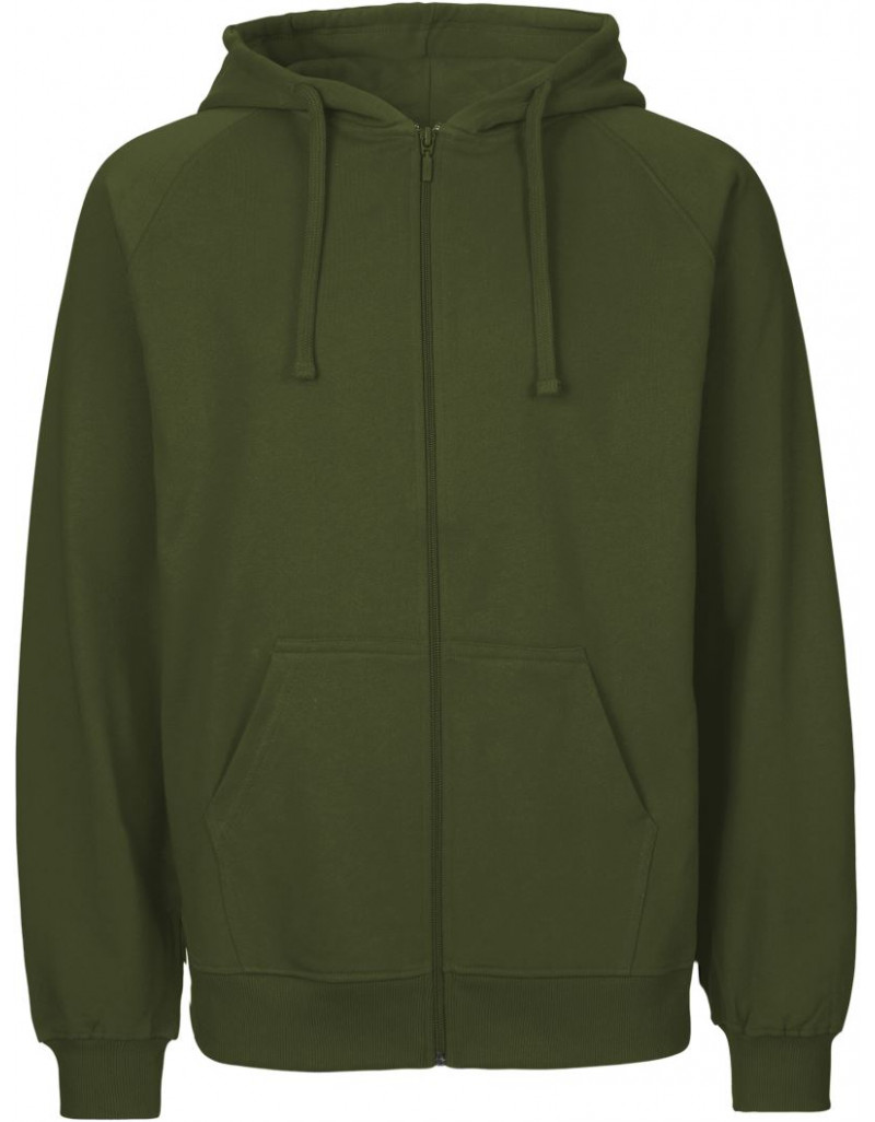 Jachetă de trening organică cu glugă pentru bărbați