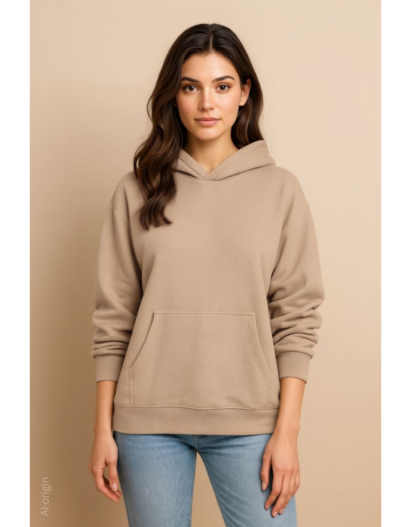 Pulover cu glugă unisex, gros, supradimensionat