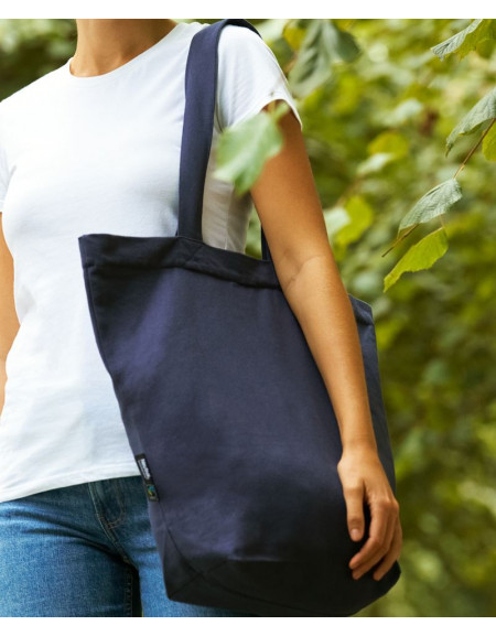 O 90053 Geanta Organic Fairtrade din Bumbac cu Fermoar