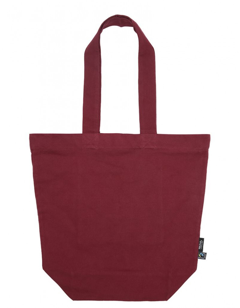 O 90053 Geanta Organic Fairtrade din Bumbac cu Fermoar