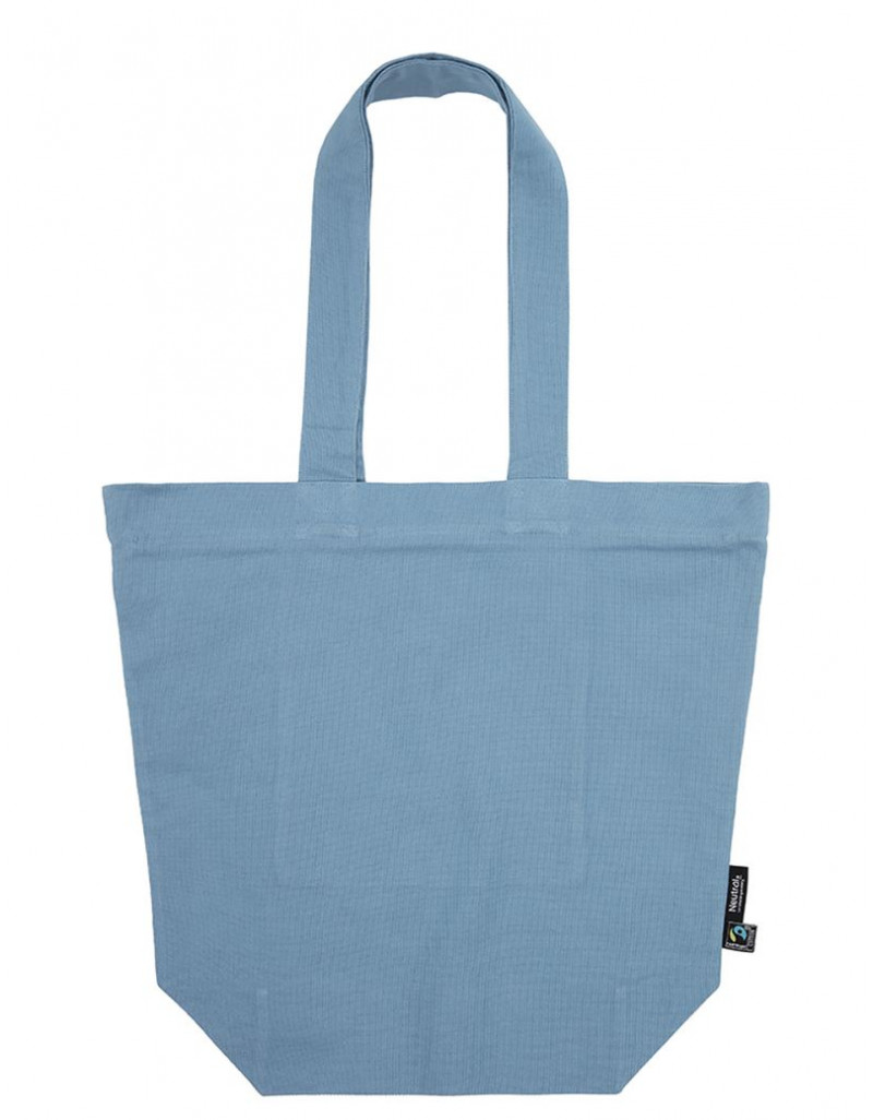 O 90053 Geanta Organic Fairtrade din Bumbac cu Fermoar