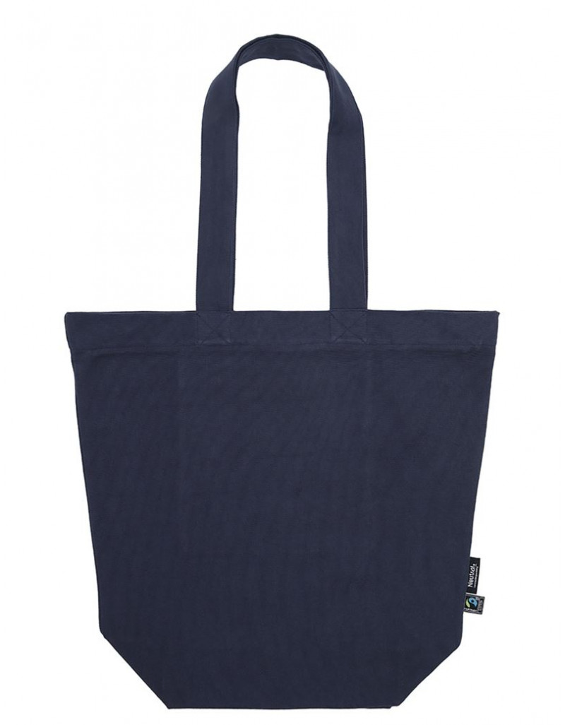 O 90053 Geanta Organic Fairtrade din Bumbac cu Fermoar
