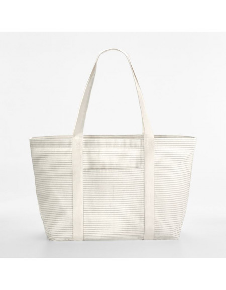 W 255 Bumbac Organic Shopper cu dungi