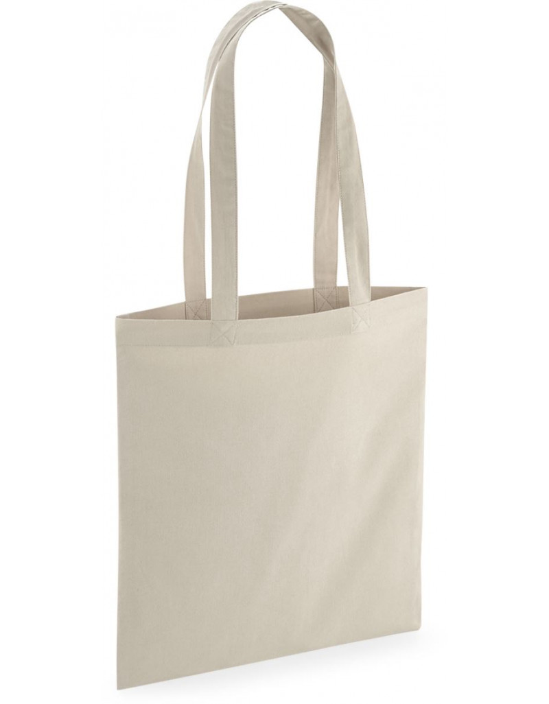W 281 Geantă din bumbac organic vopsit natural