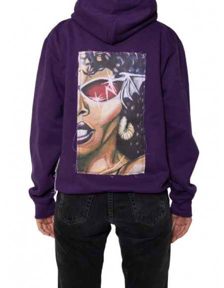 Custom "Psychedelic Moods" Purple Hoodie