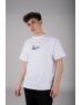 'Joint Swoosh' White T-shirt