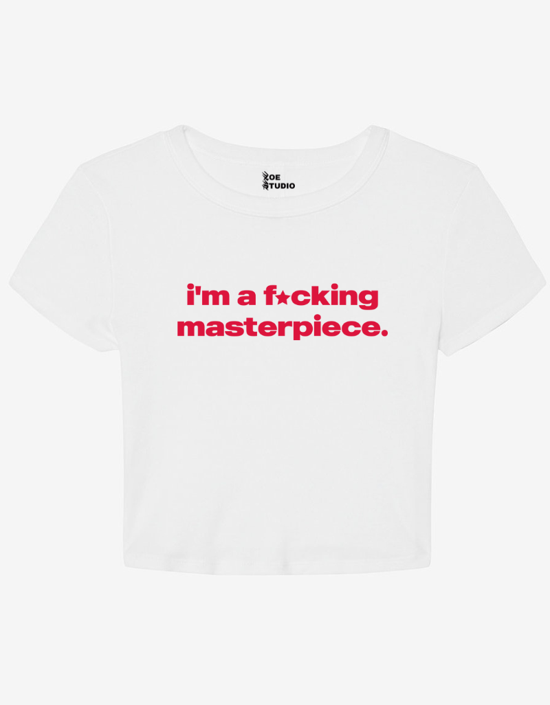 Baby Tee Dama - I'm a masterpiece