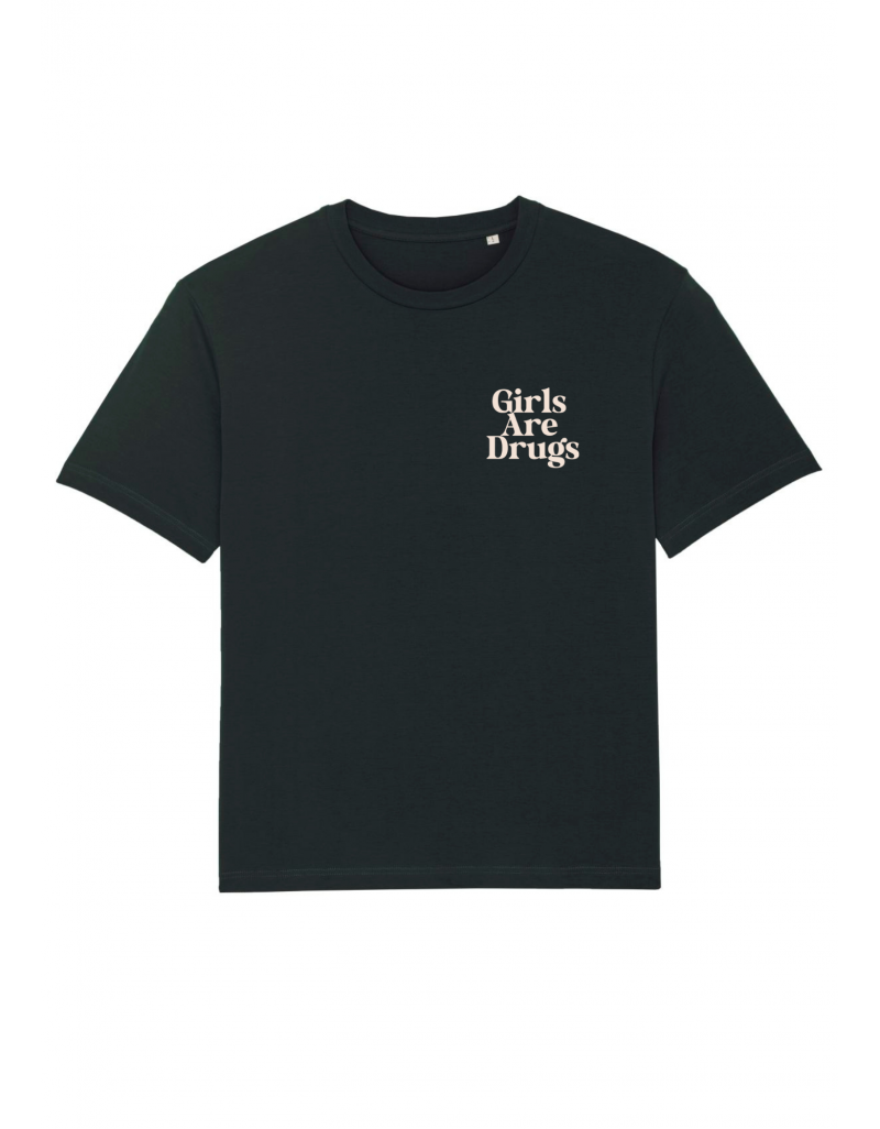 'Girls Are' Puff Black T-shirt