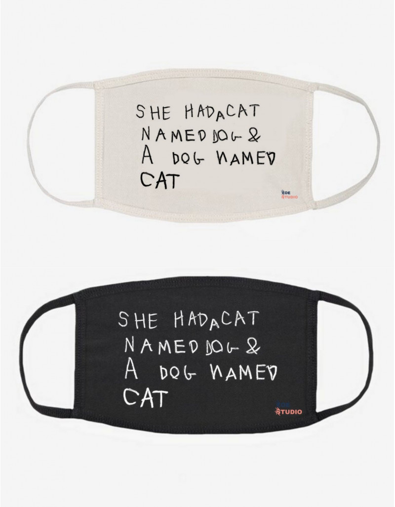 "Dog and Cat" Face Mask